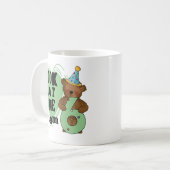 Mug Teddy Bear I'm 6 Anniversaire T-shirts et cadeaux (Devant gauche)