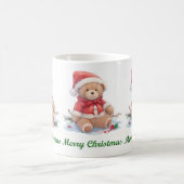 Mug Teddy Bear Joyeux Noël Musique (Centre)