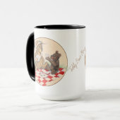 Mug Teddy Bear Pique-nique Musique (Devant gauche)