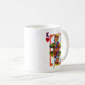 Mug Teddy Bear Roi des Coeurs (Devant droit)