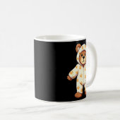 Mug Teddy Bear Wearing Pajamas (Devant droit)