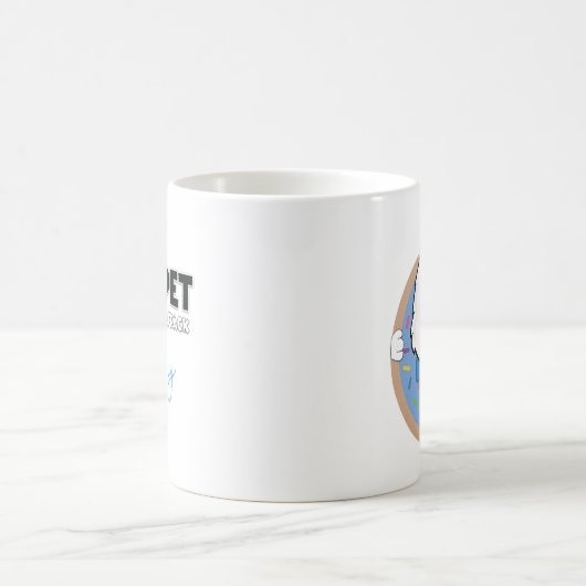 Mug Teddy dans une beigne (Centre)