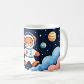 Mug Teddy de l'espace rêveur (Devant droit)