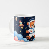 Mug Teddy de l'espace rêveur (Devant gauche)