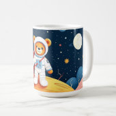 Mug Teddy Moonwalker courageux (Devant droit)