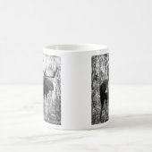 Mug Teddy Roosevelt montant un orignal de Taureau (Centre)