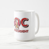 Mug TEE AOC Présidente (Devant droit)