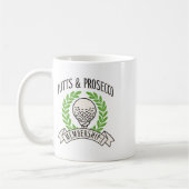 Mug Tee de golf pour femmes Putts And Prosecco pour da (Gauche)