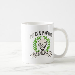 Mug Tee de golf pour femmes Putts And Prosecco pour da