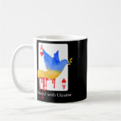 Mug Tee de soutien Ace Of War Stand With Ukraine (Gauche)