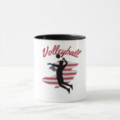 Mug Tee de volley-ball patriotique (Centre)