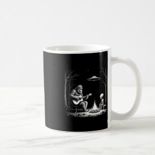 Mug Tee Guitare Bigfoot Feu de Camp Alien Ufo Camping