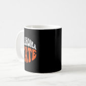 Mug Tee Oklahoma State.retro Design Vintage Détresse (Devant gauche)