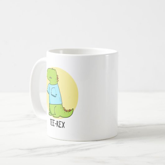 Mug Tee Rex Funny TShirt TRex Dinosaur Pun (Devant gauche)
