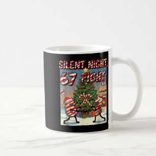 Mug Tee-shirt de dessin animé de Noël de combat de nui