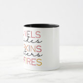 Mug Tee-shirt graphique Citrouille confortable (Centre)