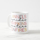 Mug Tee-shirt graphique Citrouille confortable (Devant gauche)