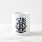 Mug Tee-shirt graphique vectoriel de chat de grange pa (Centre)