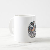 Mug Tee-shirt graphique vectoriel de gardien de poulet (Devant gauche)