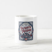 Mug Tee shirt graphique vectoriel de jardin de campagn (Centre)