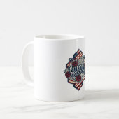 Mug Tee-shirt graphique vectoriel de jardin de campagn (Devant gauche)