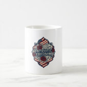 Mug Tee-shirt graphique vectoriel de jardin de campagn (Centre)