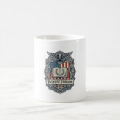 Mug Tee-shirt graphique vectoriel du club de lecture p (Centre)
