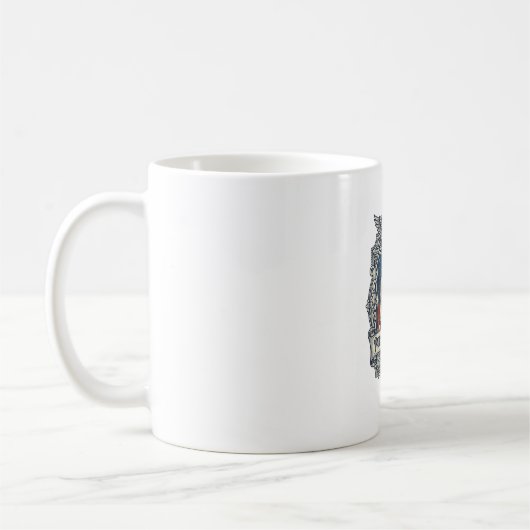 Mug Tee-shirt graphique vectoriel du club de lecture p (Gauche)