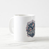 Mug Tee-shirt graphique vectoriel du festival de feux (Devant gauche)