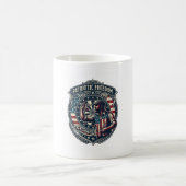 Mug Tee shirt graphique vectoriel joueur de fléchettes (Centre)