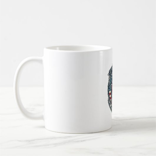 Mug Tee shirt graphique vectoriel joueur de fléchettes (Gauche)