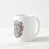 Mug Tee-shirt graphique vectoriel Patriotic Beachcombe (Devant droit)