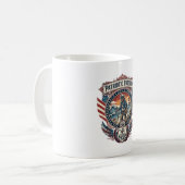 Mug Tee-shirt graphique vectoriel Patriotic Beachcombe (Devant gauche)