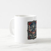 Mug Tee-shirt graphique vectoriel Patriotic Stargazer (Devant gauche)