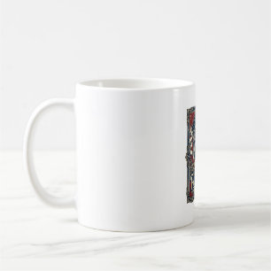 Mug Tee-shirt graphique vectoriel Patriotic Stargazer