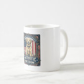 Mug Tee-shirt graphique vectoriel Retriever doré patri (Devant droit)