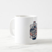Mug Tee-shirt graphique vectoriel rétro de soda à la c (Devant gauche)