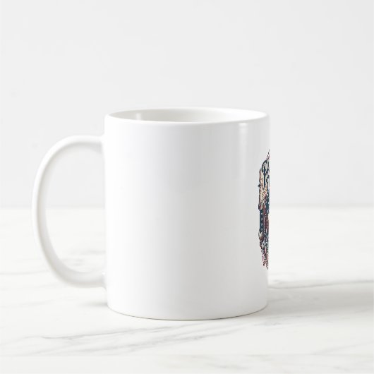 Mug Tee-shirt graphique vectoriel week-end cabine patr (Gauche)