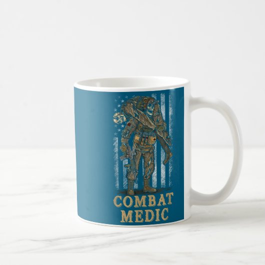 Mug Tee Shirt Médecin de Combat 68w Vétéran Doc (Droite)