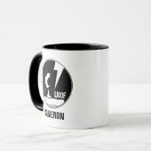 Mug Tee - shirt | Snoopy Howling | Ajouter Votre Nom (Devant gauche)