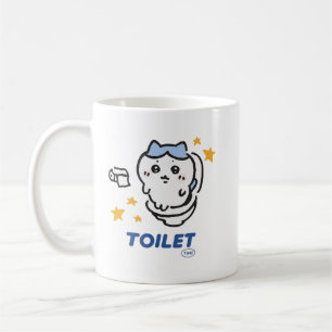 Mug Tee-shirt Toilet Time Chikawa Meme, toilettes temp
