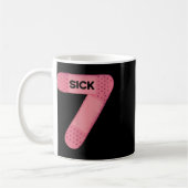 Mug Tee Sick Seven Mème Six Sept Blague Drôle (Gauche)