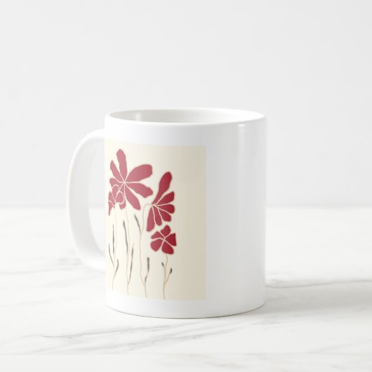 Mug "Tee vectorielle Abstraite" (Devant gauche)