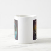 Mug Teinte Antique Oeil de Plume de Paon (Centre)