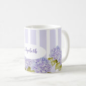 Mug Teintes d'hortensia violet bleu (Devant droit)