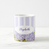 Mug Teintes d'hortensia violet bleu (Centre)