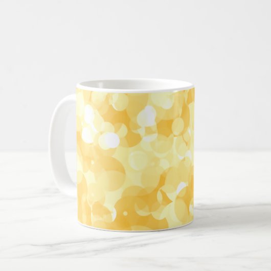 Mug Teintes Jaunes Ensoleillées et Lumineuses (Devant gauche)