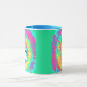 Mug Teinture à carreaux personnalisée (Centre)