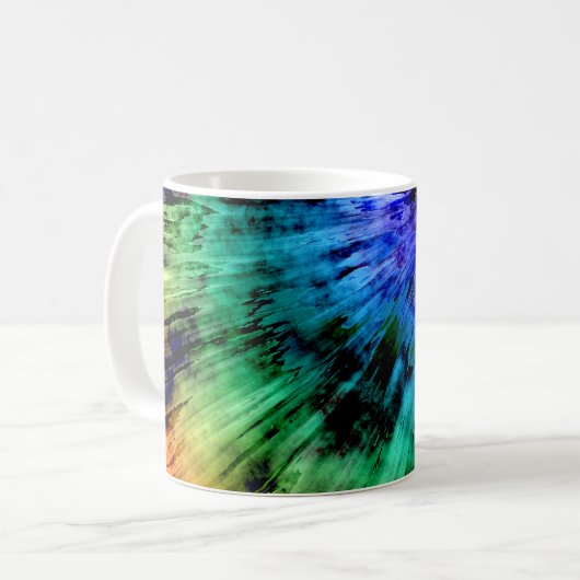 Mug Teinture à tarte Abstraite (Devant gauche)