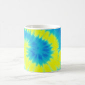 Mug Teinture à tarte bleu et jaune (Centre)